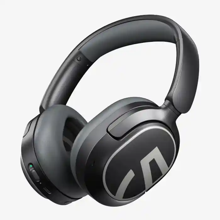 SoundPEATS A8 Bluetooth 5.3 Hybrid Active Noise Cancelling Wireless Over-Ear Headphone Lightweight